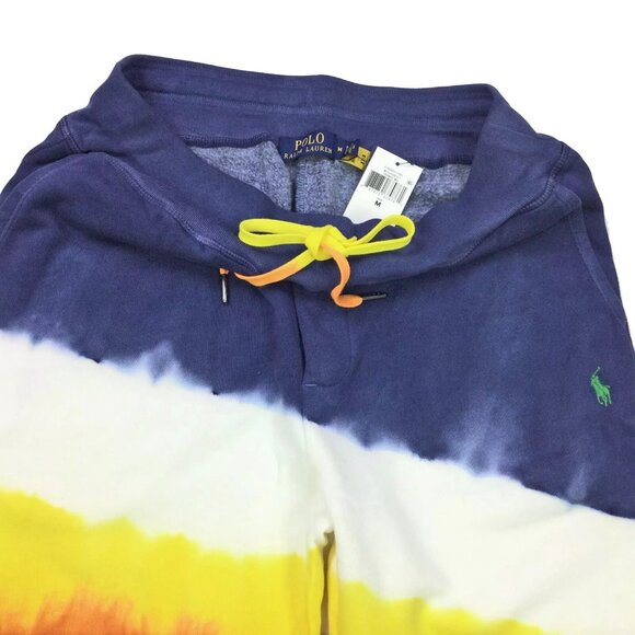 NEW $148 Polo Ralph Lauren Jogger Sweatpants!  Tie Dye  Colorblock   Slimmer Fit - Picture 4 of 5